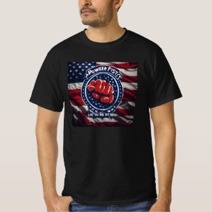 Camiseta Unidad enciende poder: Impresión patriótica