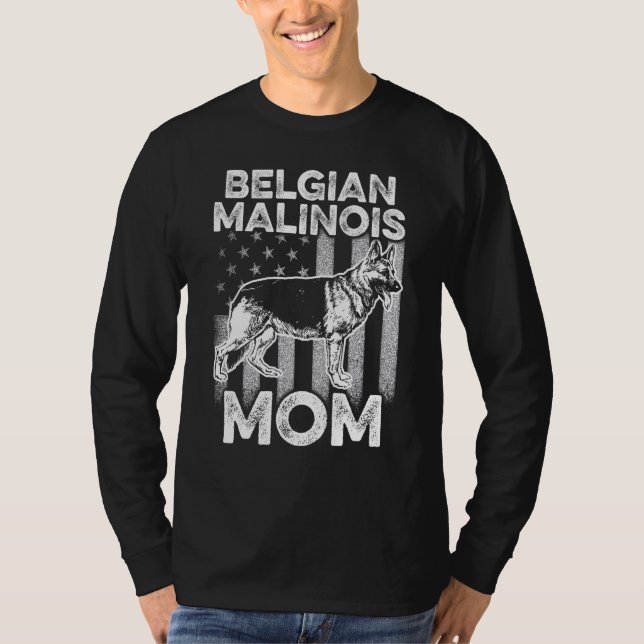 Camiseta Unidad K9 Formación de la Policía de Malinois Pd e (Anverso)