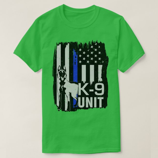 Camiseta Unidad Malinois K9 (Diseño del anverso)