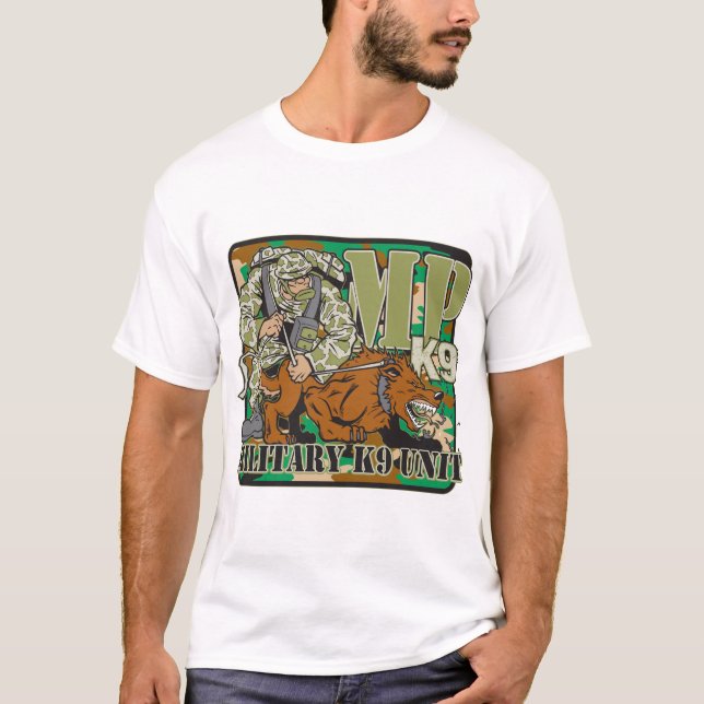 Camiseta Unidad militar K9 (Anverso)