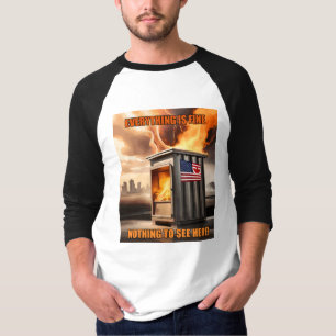 Camiseta Unidad Norteamericana: Subiendo en el humo