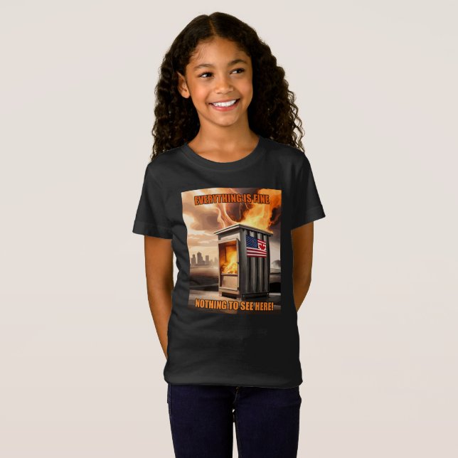 Camiseta Unidad Norteamericana: Subiendo en el humo (Anverso completo)
