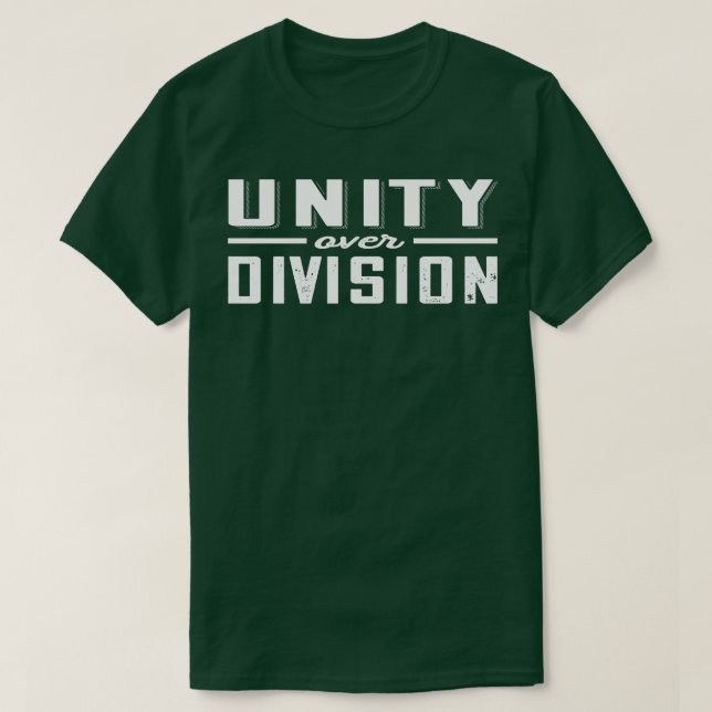 Camiseta Unidad sobre la División (Diseño del anverso)