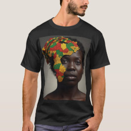 Camiseta Unidad y educación: Mapa de esperanza de África