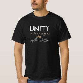 Camiseta Unidad y fuerza juntos en ascenso