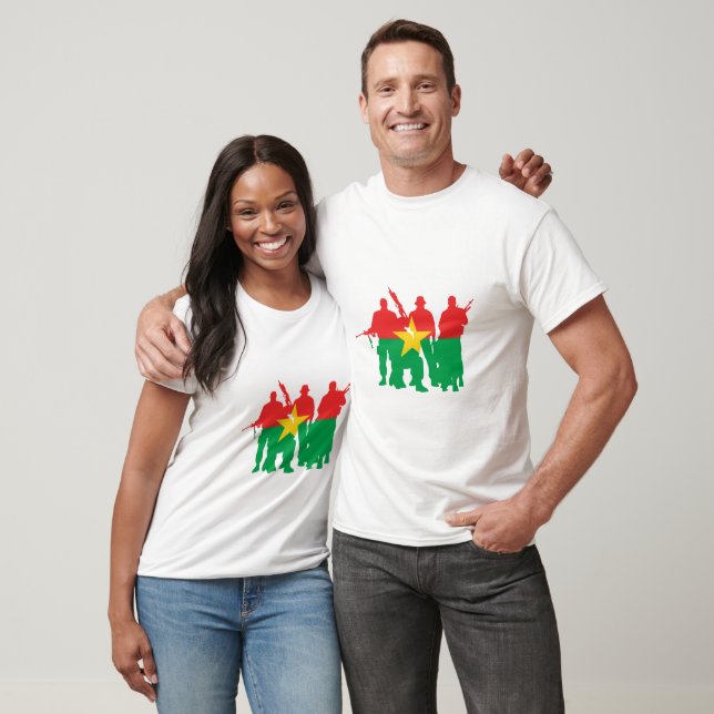 Camiseta Unidades Militares de Burkina Faso (Unisexo)