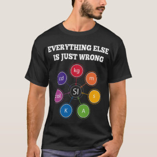 Camiseta Unidades SI todo lo demás está mal