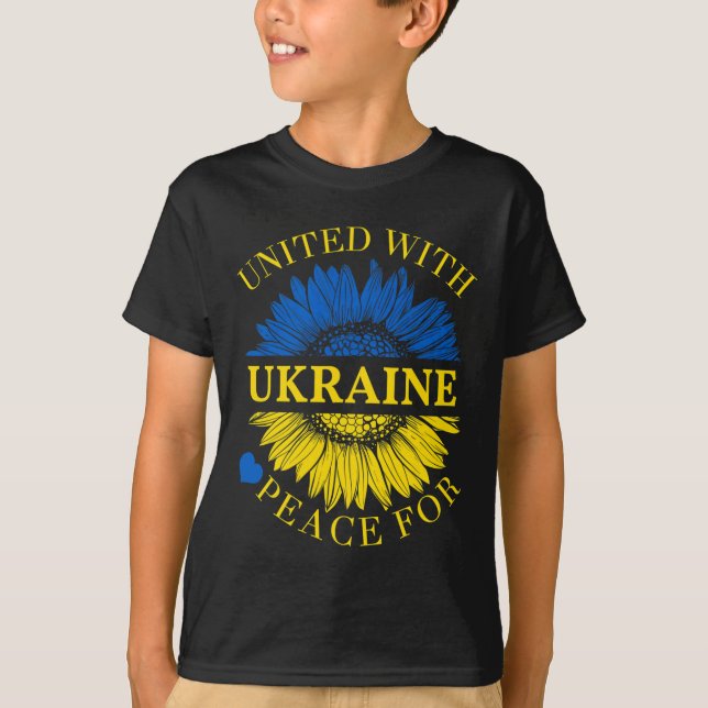 Camiseta Unidos Con Ucrania  (Anverso)