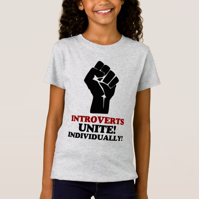 Camiseta Unidos de introvertidos (Anverso)