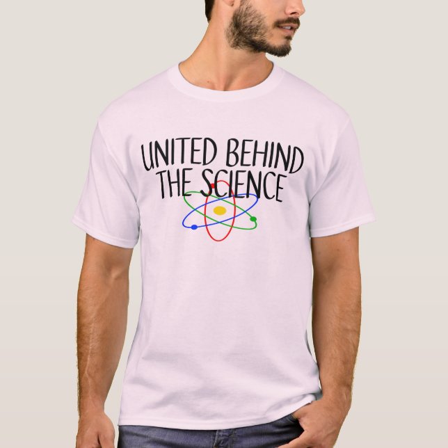 Camiseta Unidos detrás de la Ciencia (Anverso)