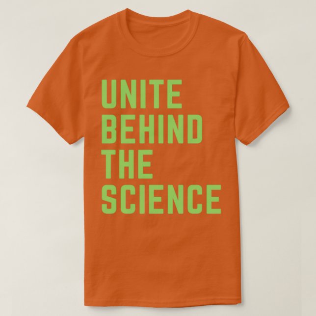 Camiseta Unidos detrás de la ciencia 3 (Diseño del anverso)