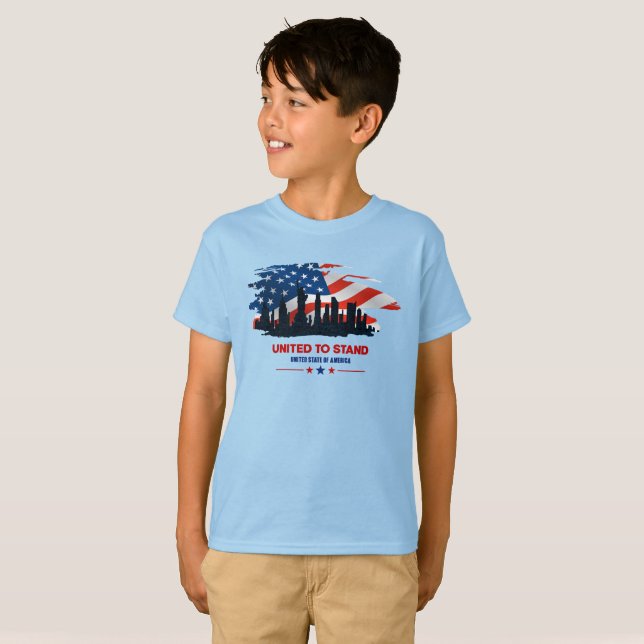 Camiseta Unidos en pie | Niños (Anverso completo)