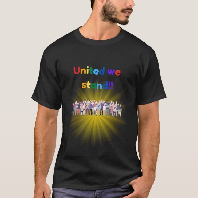 Camiseta Unidos, estamos (Anverso)