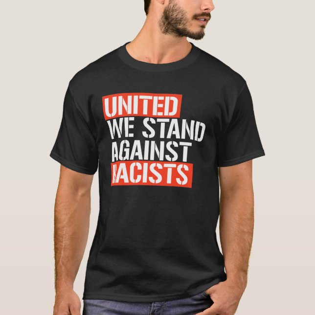 CAMISETA UNIDOS NOS CONTRA LOS RACISTAS (Anverso)