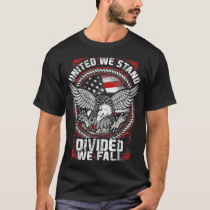 Camiseta Unidos nos dividimos caemos veterano patriótico