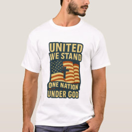 Camiseta Unidos nos ponemos de pie - Faith y Freedom USA