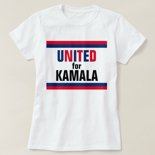 Camiseta Unidos por el Presidente Kamala Harris 2024 (Diseño del anverso)
