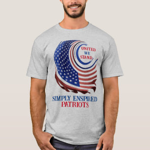 Camiseta Unidos simplemente incentivado: somos patriotas ca