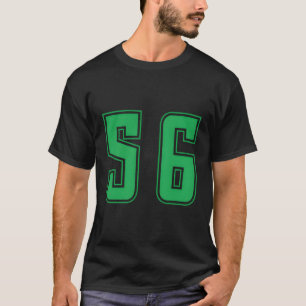Camiseta Unifor de deportes número 56 para equipos junior