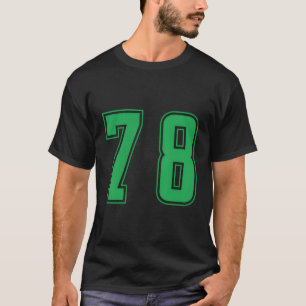 Camiseta Unifor de deportes número 78 de equipo junior