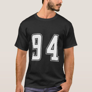 Camiseta Unifor de deportes número 94 Junior de equipo blan