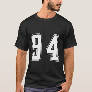 Camiseta Unifor de deportes número 94 Junior de equipo blan