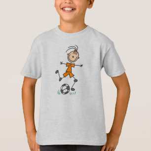 Camiseta Uniforme anaranjado del fútbol del chica