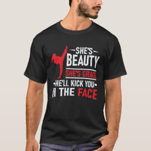 Camiseta Uniforme clásico de karate para combinar con panta