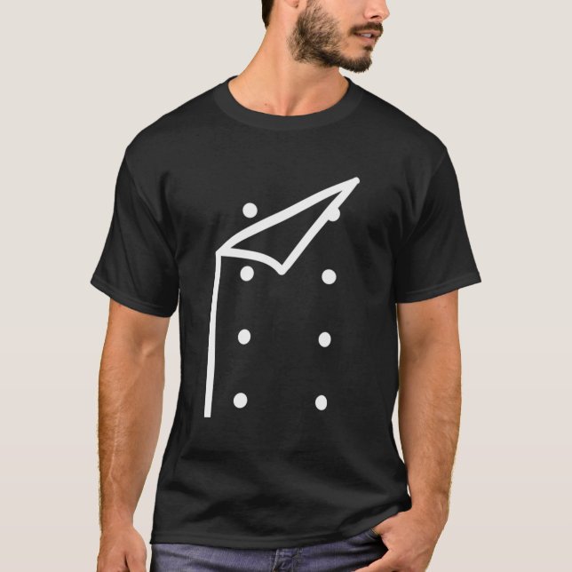 Camiseta Uniforme de Cocina del Chef (Anverso)