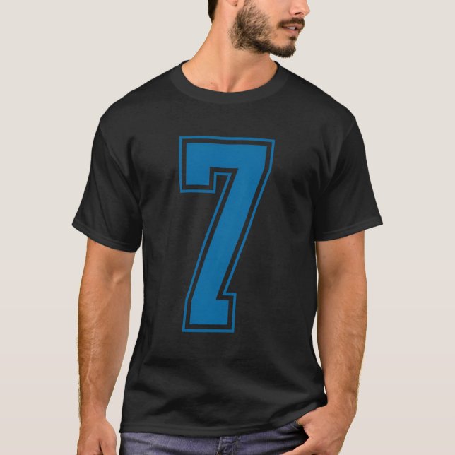Camiseta Uniforme de deportes número 7 del equipo junior de (Anverso)