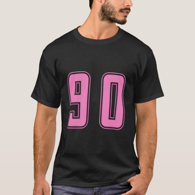 Camiseta Uniforme de deportes número 90 de equipo junior (Anverso)
