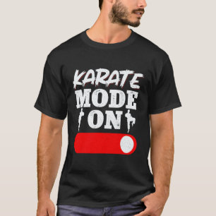 Camiseta Uniforme de Karate de Cinturón Negro Modo Karate A