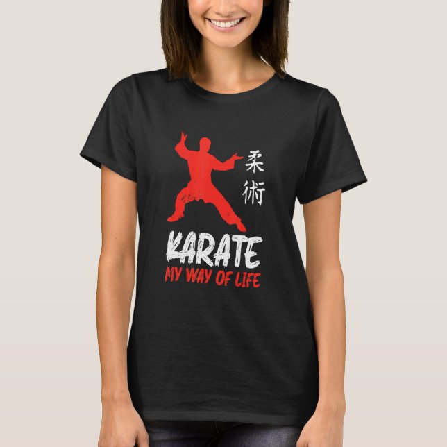 Camiseta Uniforme De Karate Para Coincidir Con Los Pantalon (Anverso)