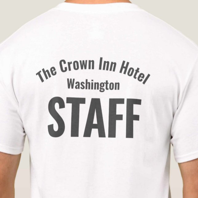 Camiseta uniforme del personal del hotel (Subido por el creador)