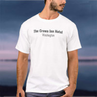 Camiseta uniforme del personal del hotel