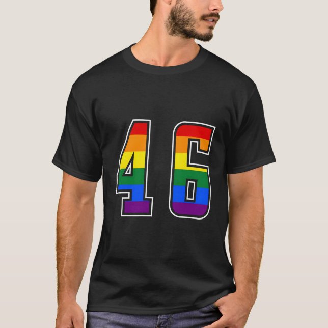 Camiseta Uniforme número Arcoiris 46 Team Junior numerado (Anverso)