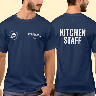 Camiseta uniforme para personal de cocina con nomb
