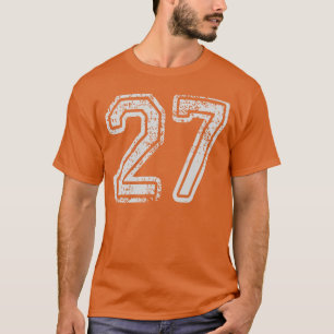 Camiseta Uniformes de equipo Número 27 Deportes escolares 2
