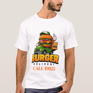 Camiseta 🍔 Uniformes para el equipo de conductores de entr