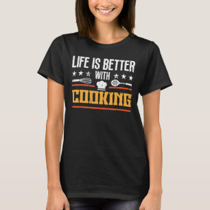 Camiseta Uniformidad para cocinar para hombres con cocinero