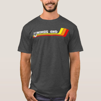 Camiseta UNIMOG Oldschool sobre negro
