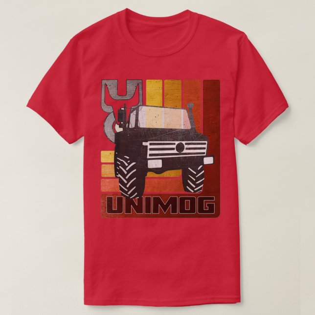 Camiseta Unimog Retro 1 (Diseño del anverso)