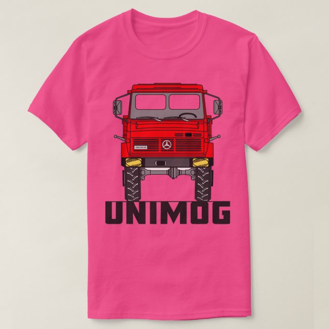 Camiseta Unimog U1600 rojo (Diseño del anverso)