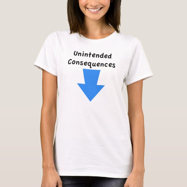 Camiseta Unintended Consequences T-shirt Blue (Anverso)