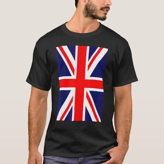 Camiseta Unión de Bandera Nacional Británica (Anverso)