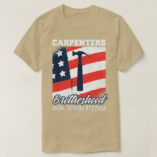 Camiseta Unión de la Hermandad de los Carpinteros Fuerte Nu (Diseño del anverso)