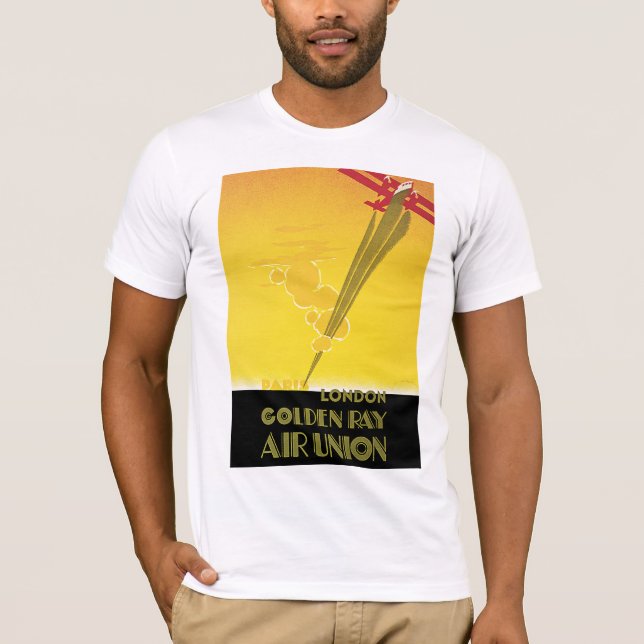 Camiseta Unión de oro del aire del ~ del rayo (Anverso)