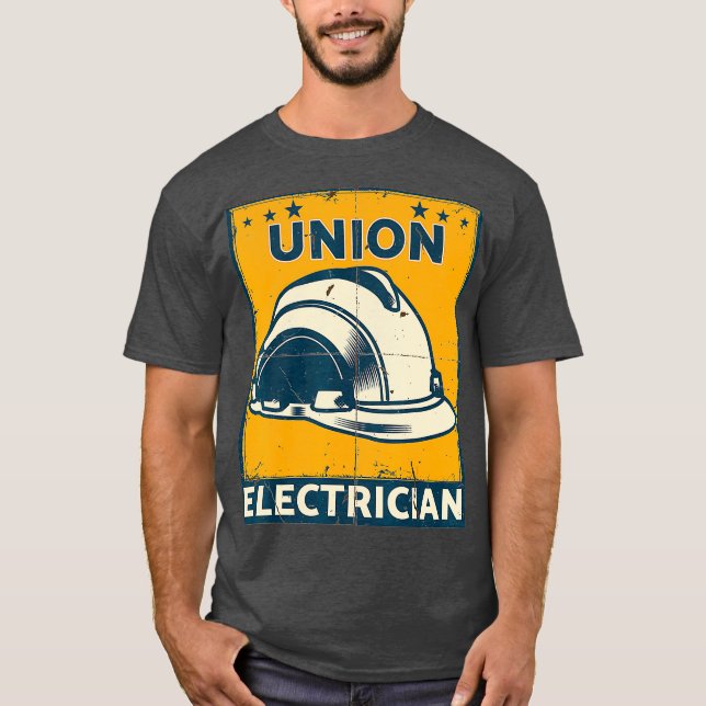 Camiseta Unión Electricista Fuerte y Solidaria (Anverso)
