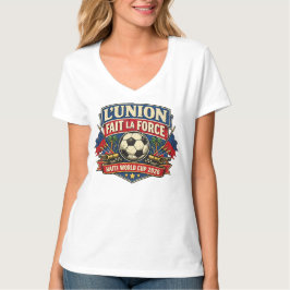 Camiseta Unión Hace La Fuerza Fútbol Haití Lema Haitiano