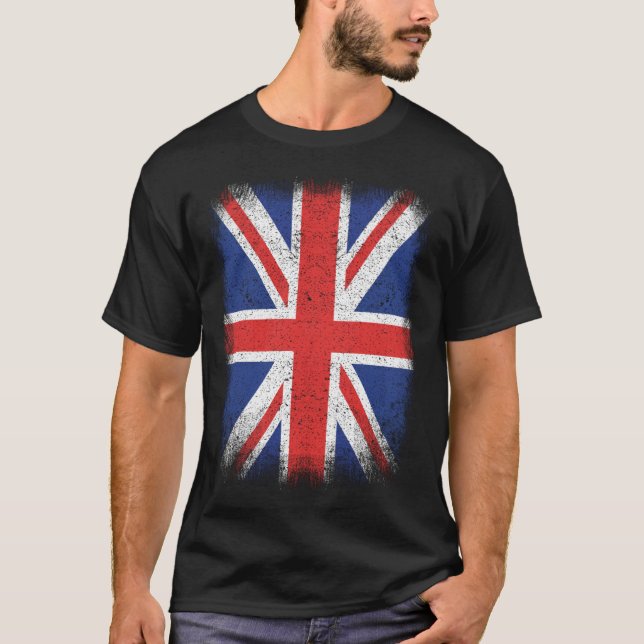 Camiseta Union Jack British Flag Great Britain Y2k United K (Anverso)